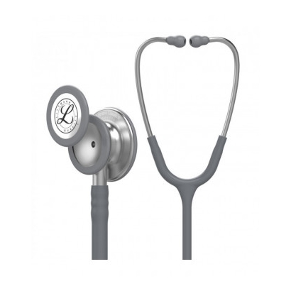 LITTMANN STETHOSCOPE 3M DOUBLE PAVILLON CLASSIC III GRIS - FINITION MIROIR - 5621